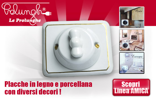 Placche in legno e ceramica con diversi decori